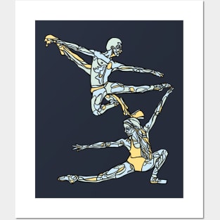 Ballet Dancers Dance Couple Posters and Art